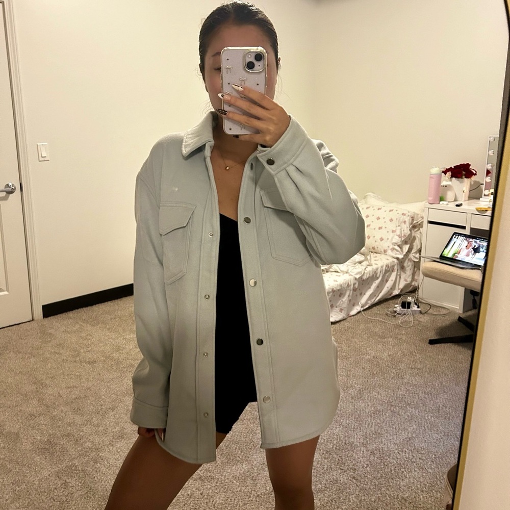 Abercrombie and Fitch Baby Blue Jacket